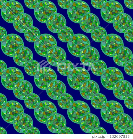 エメラルドのパターン柄_5 エメラルドのパターン柄_5 132697835