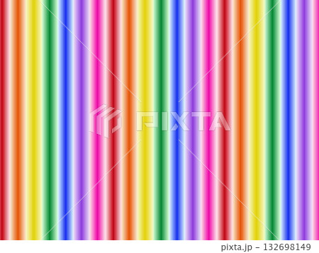 Vertical straight lines in gradient rainbow colors, geometric pattern for background or wallpaper Vertical straight lines in gradient rainbow colors, geometric pattern for background or wallpaper 132698149