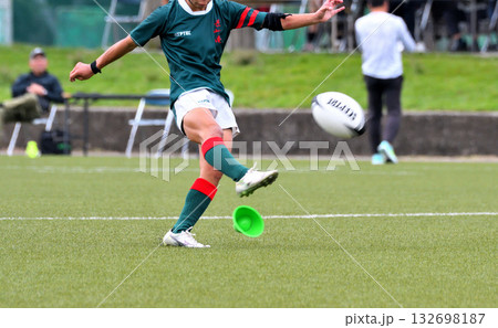 ラグビー、高校ラグビー 132698187