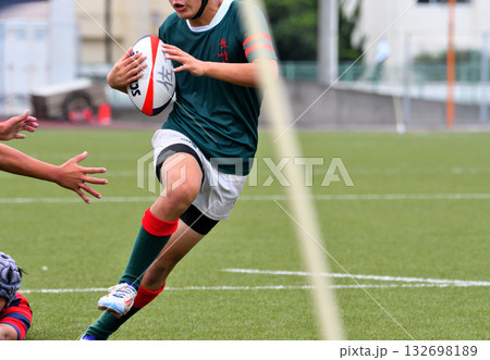 ラグビー、高校ラグビー 132698189