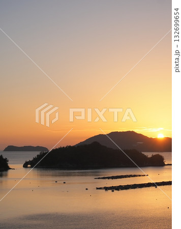 笠戸島夕日岬からの暮色③(山口県下松市) 132699654