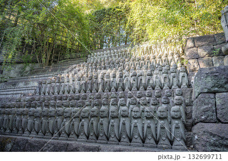 鎌倉長谷寺の地蔵群 132699711