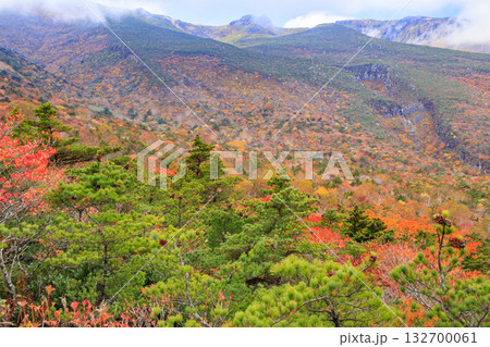 紅葉見頃な安達太良山 132700061