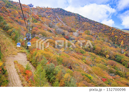 紅葉見頃な安達太良山 132700096