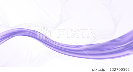 purple wavy line on white background, Luxury Design background 132700595