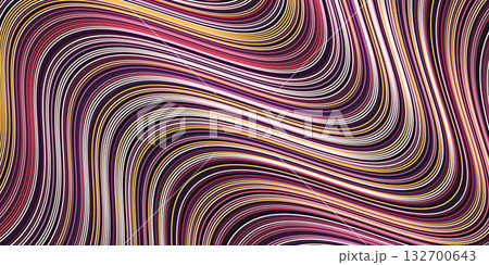 abstract background wavy line pattern, colorful lines 132700643