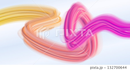 Colorful graphic design background featuring a purple and orange line with many different colored 132700644