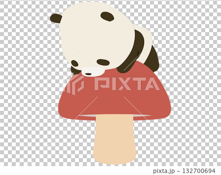 Mushroom and Panda Mushroom and Panda 132700694