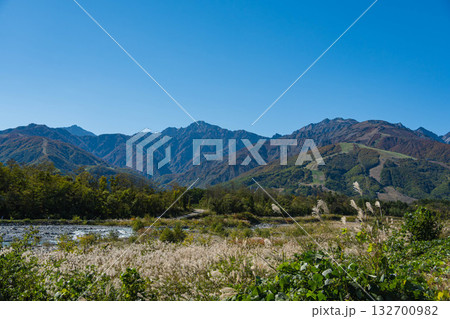 秋の白馬村 八方尾根 秋の白馬村 八方尾根 132700982