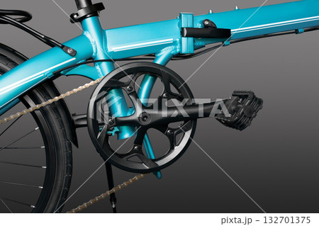 Folding bicycle frame. Folding bicycle frame. 132701375