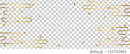 White banner with a luxurious Seigaiha pattern and haze effect 132701662