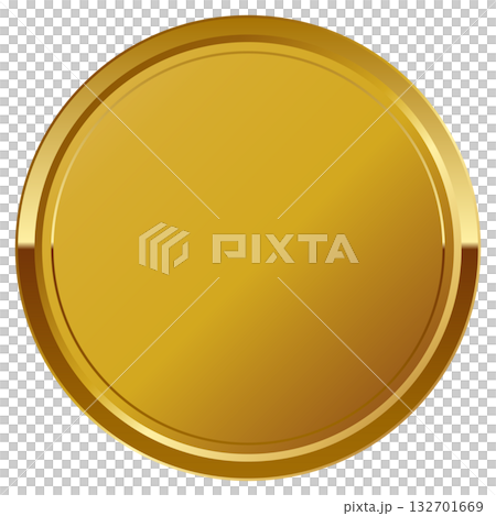 豪華圓框金色 132701669