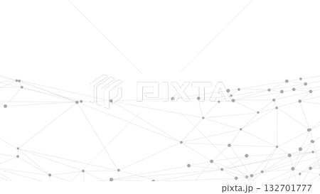 Abstract Plexus mesh geometric background. Dots or circles connected by lines. Technology abstract background with copy space. Minimalist mesh backdrop. Abstract polygonal shape. Abstract Plexus mesh geometric background. Dots or circles connected by lines. Technology abstract background with copy space. Minimalist mesh backdrop. Abstract polygonal shape. 132701777