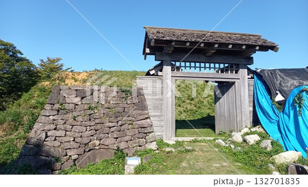 鳥越城 桝形門 鳥越城 桝形門 132701835