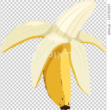 むいたバナナ むいたバナナ 132703267