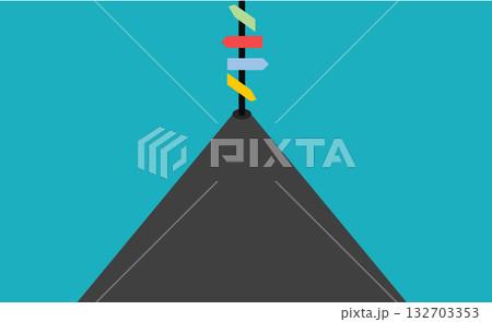 人生の分岐点のイラスト 人生の分岐点のイラスト 132703353