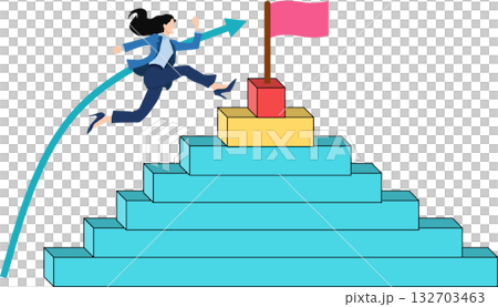 新規事業を始めるイラスト 新規事業を始めるイラスト 132703463