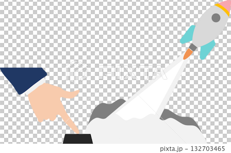 Illustration of starting a new business Illustration of starting a new business 132703465