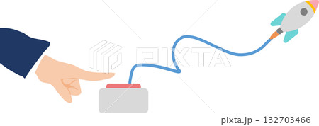 新規事業を始めるイラスト	 132703466