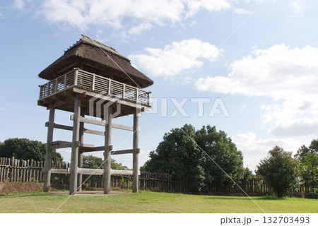 吉野ヶ里遺跡の物見やぐら 132703493