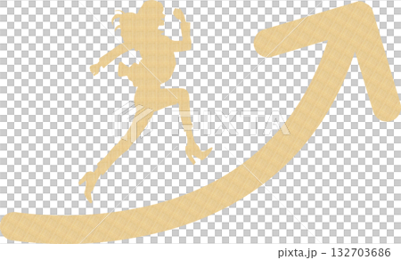 實現目標的路線圖插圖(女商人) 實現目標的路線圖插圖(女商人) 132703686