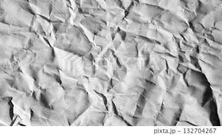 Crumple grey paper sheet texture 132704267