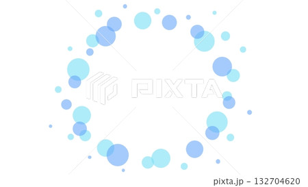 かわいくてポップなシンプルな水玉の背景 132704620