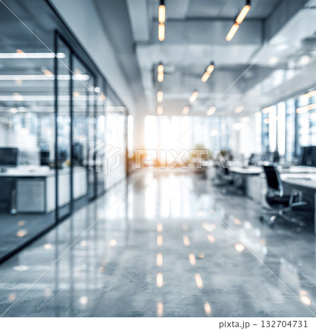 Business office interior with open space design and natural light during the day 132704731