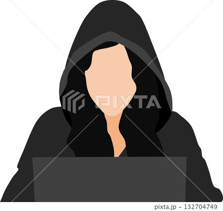 サイバーセキュリティのイラスト サイバーセキュリティのイラスト 132704749