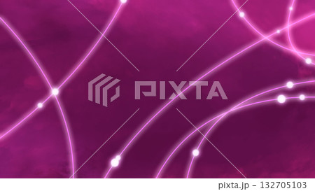 光る曲線とグラデーション背景 132705103