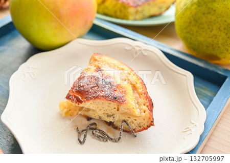 林檎と塩昆布のパンケーキ 林檎と塩昆布のパンケーキ 132705997