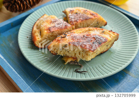 林檎と塩昆布のパンケーキ 林檎と塩昆布のパンケーキ 132705999