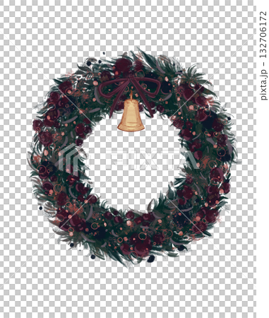 聖誕花環 聖誕花環 132706172