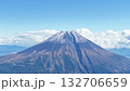 富士山上空からのドローン空撮（快晴・雲海・青空・海抜3,688m）｜Ciel Drone 撮影 132706659
