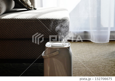 部屋にある加湿器　部屋にある加湿器　イメージ素材 132706675