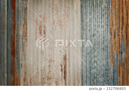 Old zinc wall texture background, rusty on galvanized metal panel sheeting. Old zinc wall texture background, rusty on galvanized metal panel sheeting. 132706803