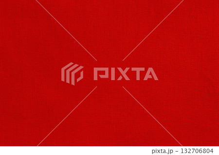 Dark red cotton fabric cloth texture background, seamless pattern of natural textile. 132706804
