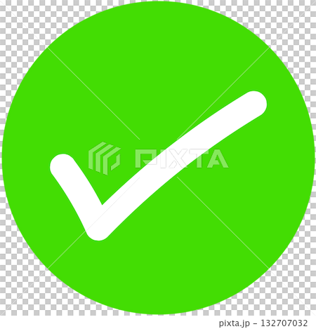 Check mark and cross symbols  132707032