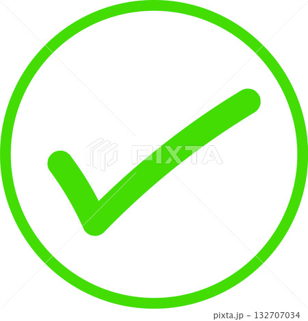 Check mark and cross symbols Check mark and cross symbols 132707034