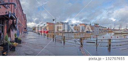 Red brick waterfront buildings in Helsinki Red brick waterfront buildings in Helsinki 132707655