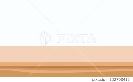 Natural wood surface with subtle grain lines creating a calm simple and modern backdrop 132708413