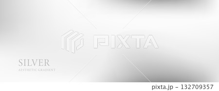 Abstract silver mirror gradient vector...のイラスト素材 [132709357] - PIXTA
