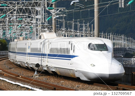 新大阪へ向けて山陽新幹線をゆくこだま854号のN700系（P4編成） 132709567