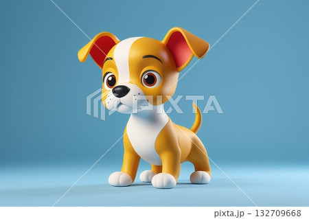 漫画 マンガ 子犬 132709668