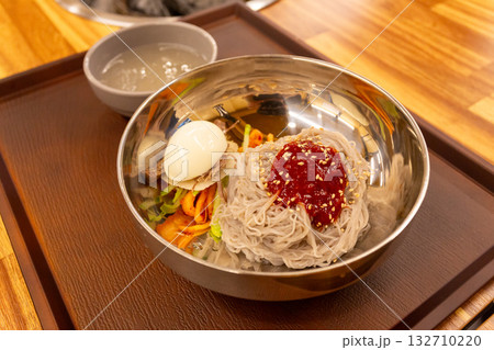 Korean food. Bibim Naengmyeon 132710220
