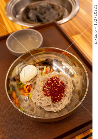 Korean food. Bibim Naengmyeon 132710221