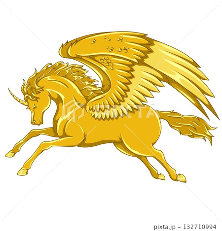 Winged horse from Greek mythology Winged horse from Greek mythology 132710994