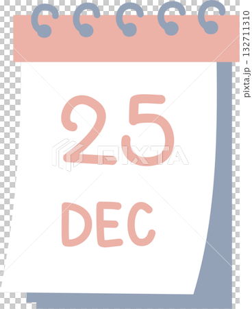 calendar 25 december winter christmas ornaments decoration element, flat png illustration cartoon design calendar 25 december winter christmas ornaments decoration element, flat png illustration cartoon design 132711310