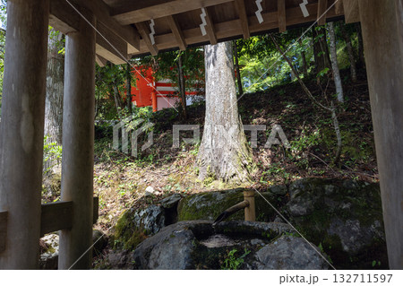 奈良県/天河大辨財天社鎮魂殿(禊殿)手水舎【2025年8月撮影】 奈良県/天河大辨財天社鎮魂殿(禊殿)手水舎【2025年8月撮影】 132711597