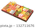 お節料理の水彩イラスト 132711676